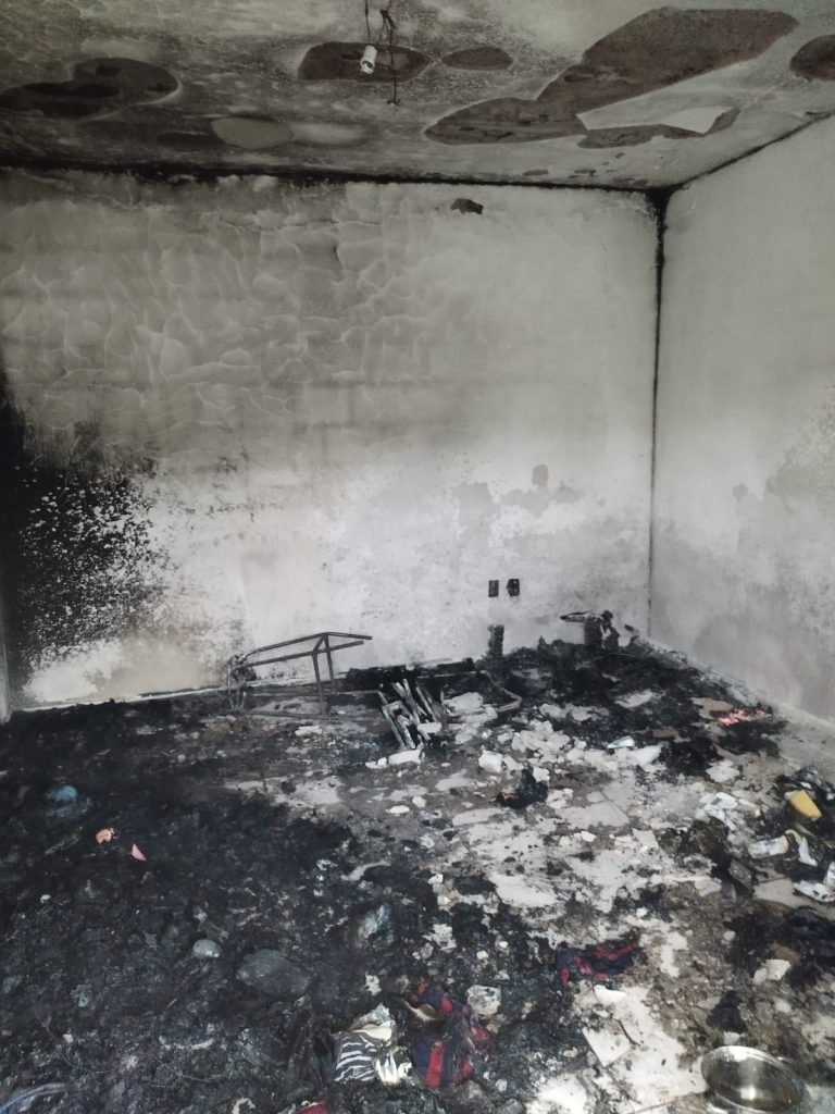 Incendio na Avenida Juiz de Fora