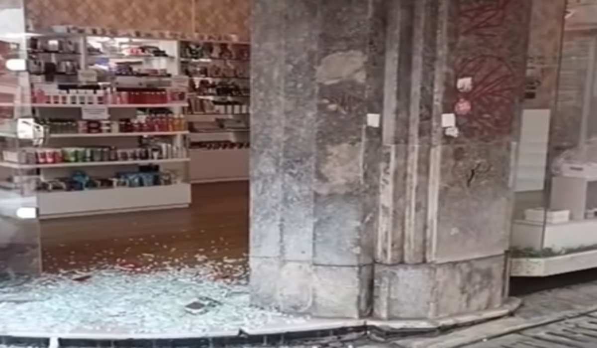 Loja foi arrombada no centro de Juiz de Fora