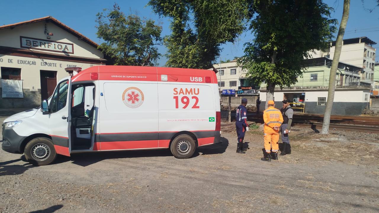 SAMU atendeu acidente de moto em Juiz de Fora