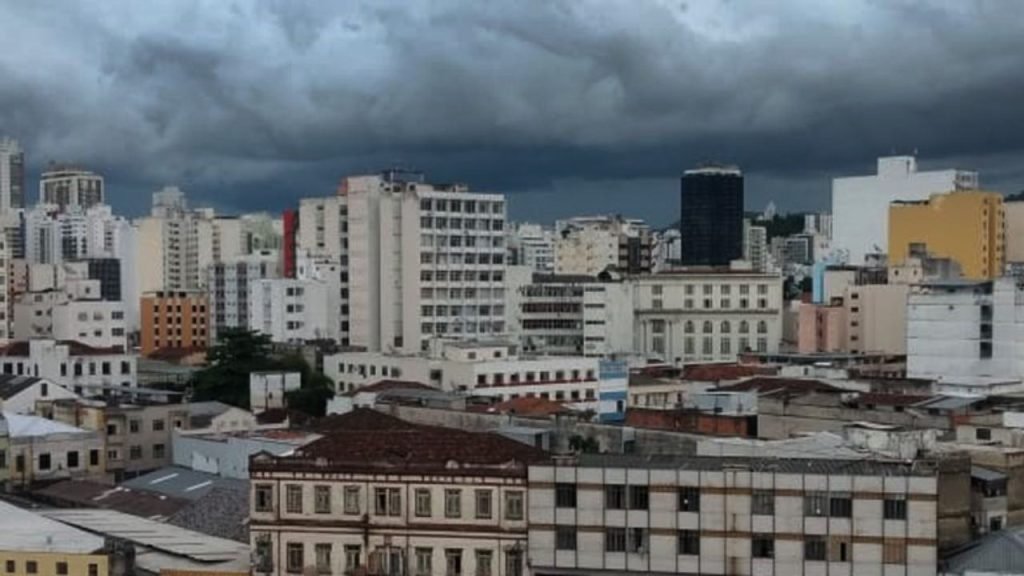 Chuva Juiz de Fora Tempestade queda temperatura