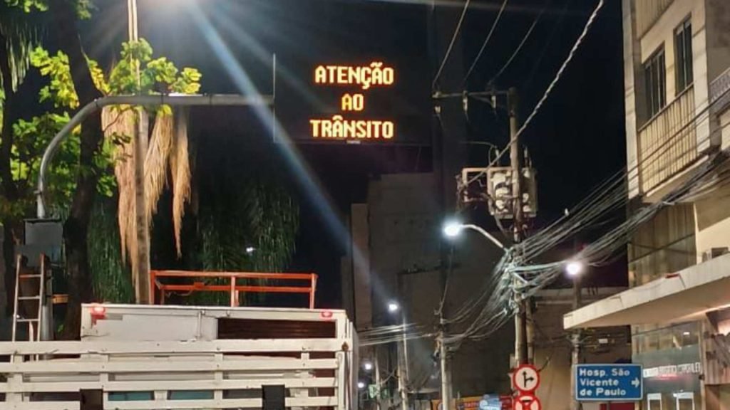 Painel Eletrônico Trânsito Juiz de Fora
