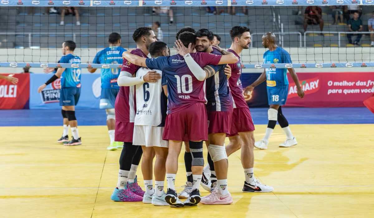 JF Vôlei bateu o Araguari Vôlei por 3 sets a 0