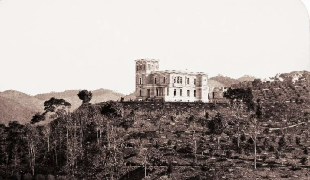 Dom Pedro II ficou hospedado no palacete de Mariano Procópio Ferreira Lage, em visita realizada em 1861