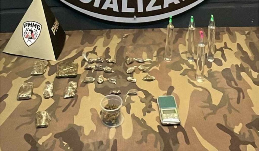 Homem foi preso por tráfico de drogas no Parque Independência, em Juiz de Fora