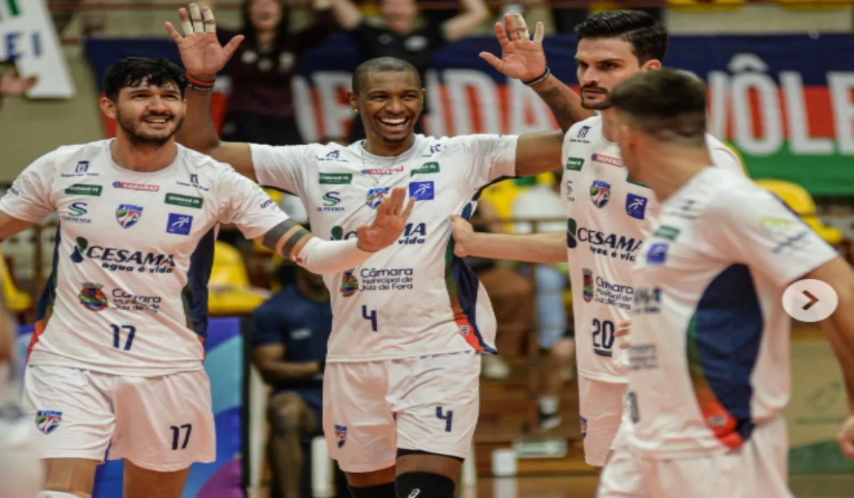 JF Vôlei venceu o Monte Carmelo em Juiz de Fora pela Superliga A