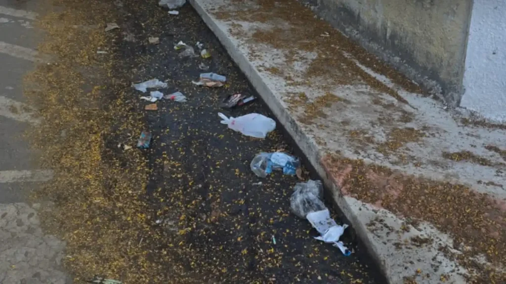 Moradores do bairro Poço Rico reclamam de acúmulo de água e sujeira na Rua da Bahia 10 acumulo de sujeira bairro poço rico Juiz de Fora