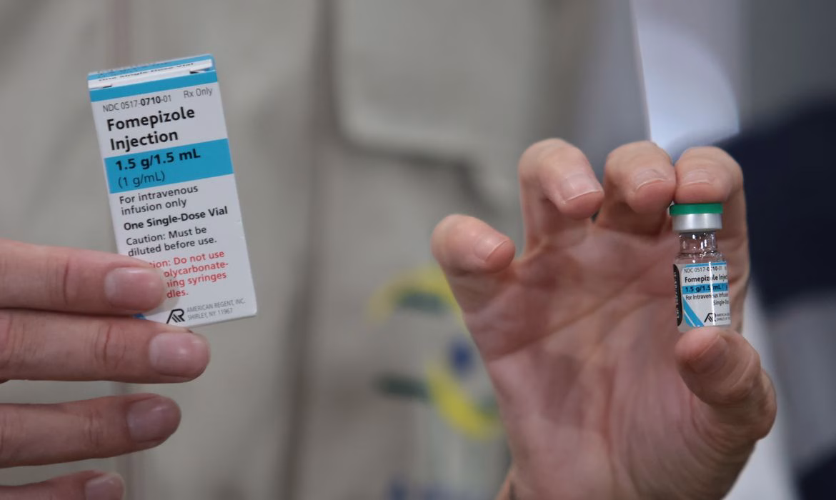 Minas recebeu do Ministério da Saúde doses de antítodo para intoxicação por metanol