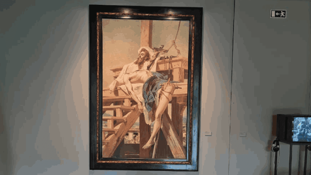 Obra “Tiradentes Supliciado”, do Museu Mariano Procópio, será exibida em exposição em Lisboa