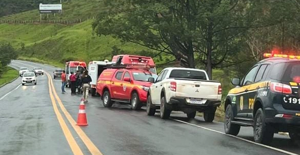 Acidente na BR-267 em Lima Duarte