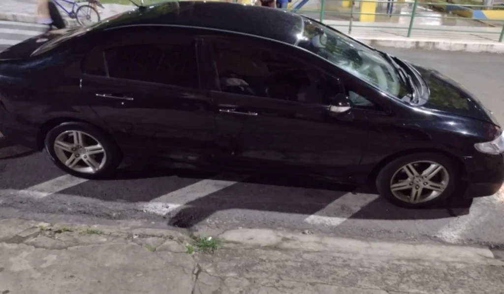 Mãe e filha foram atropeladas no Bairro Santo Antônio, em Juiz de Fora