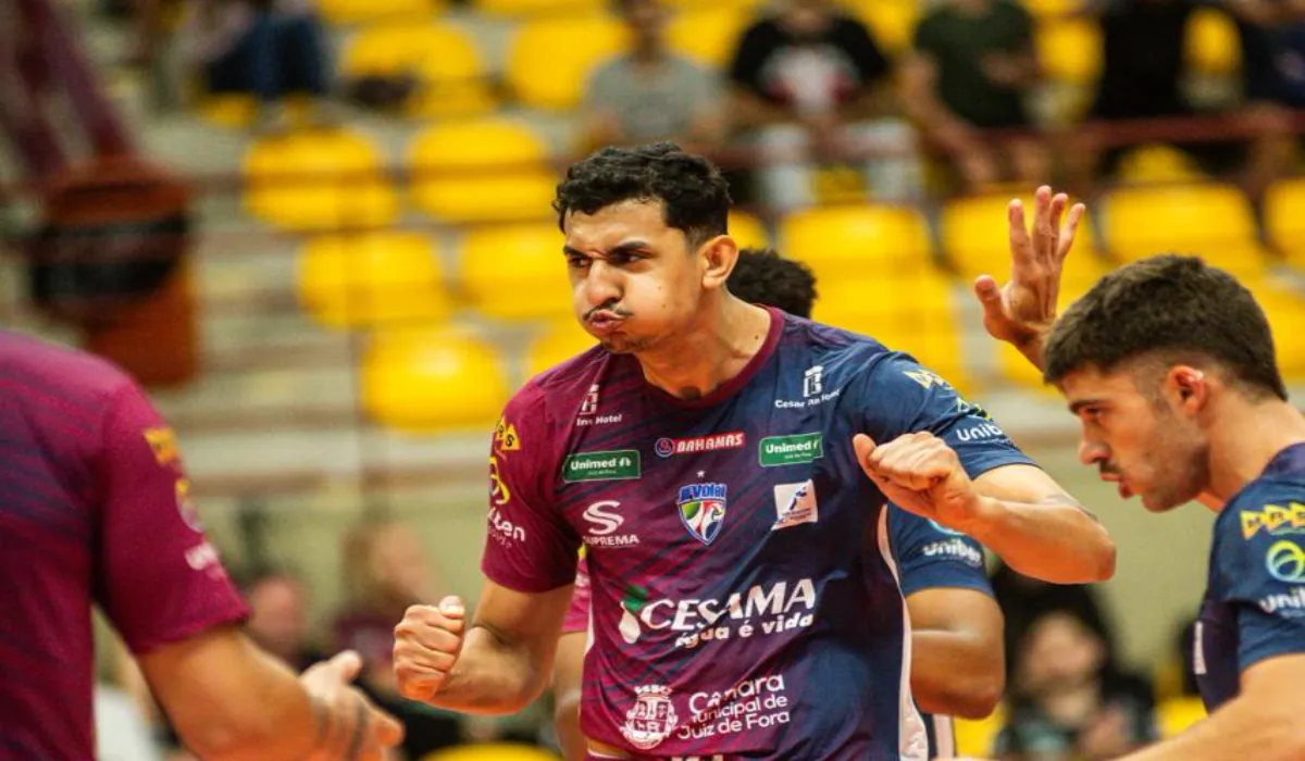 JF Vôlei central Marcelo Falcão