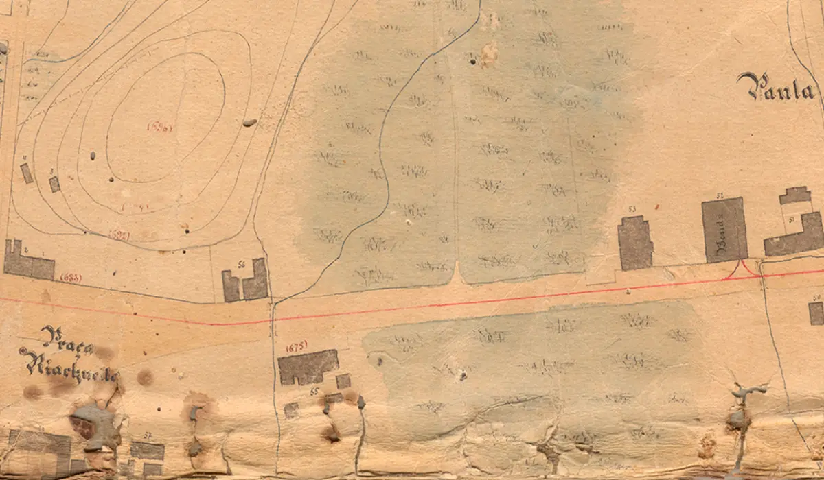 Lagoa da Gratidão era representada na Planta de Juiz de Fora de 1883