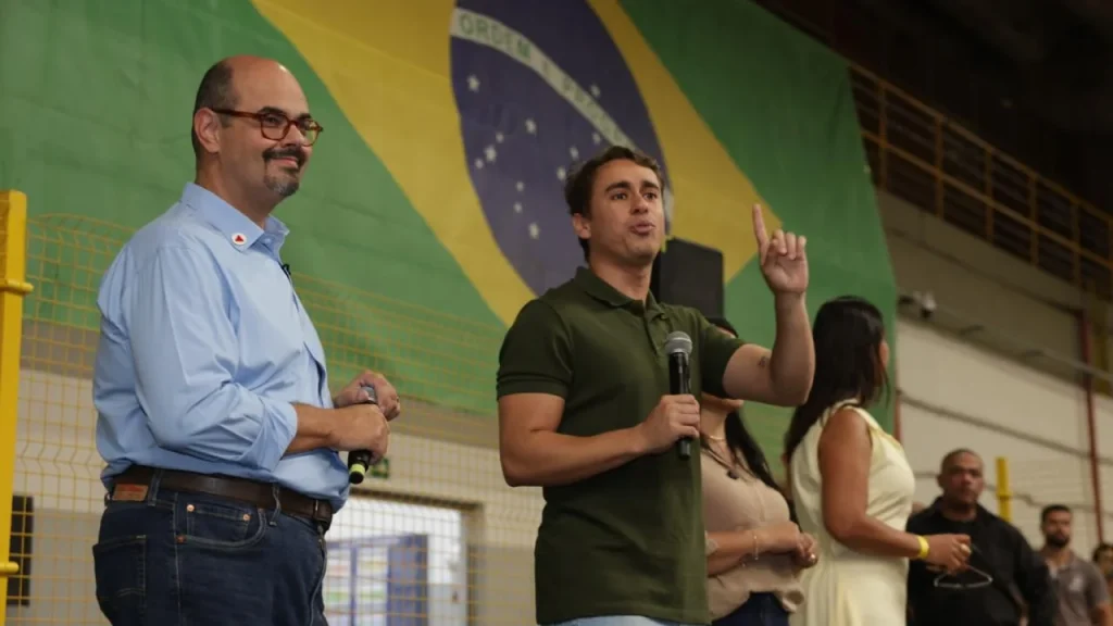 Nikolas Ferreira em Juiz de Fora distrito industrial