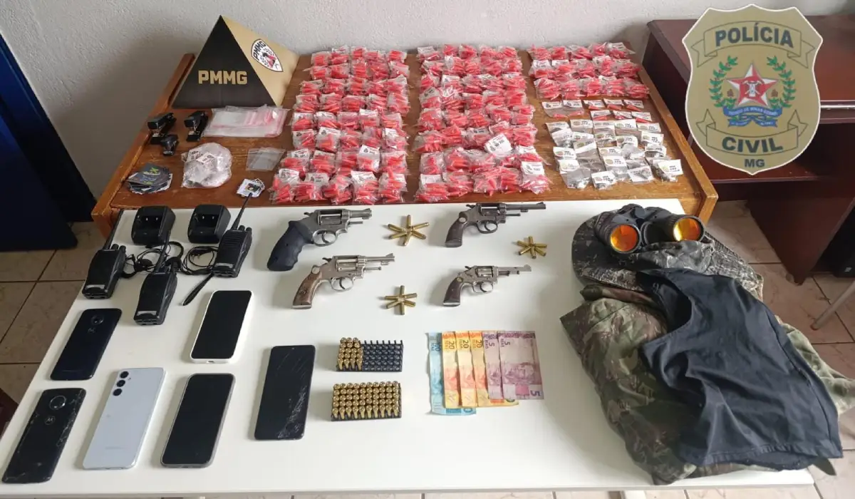 Operação das polícias homicídio em Bocaina de Minas