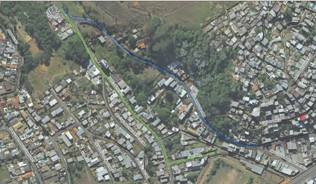 Binário na Cidade Alta criado pela Prefeitura de Juiz de Fora