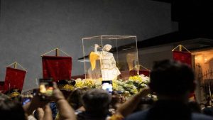 Leopoldina recebe evento religioso com imagem de São Miguel Arcanjo nesta sexta-feira (24)