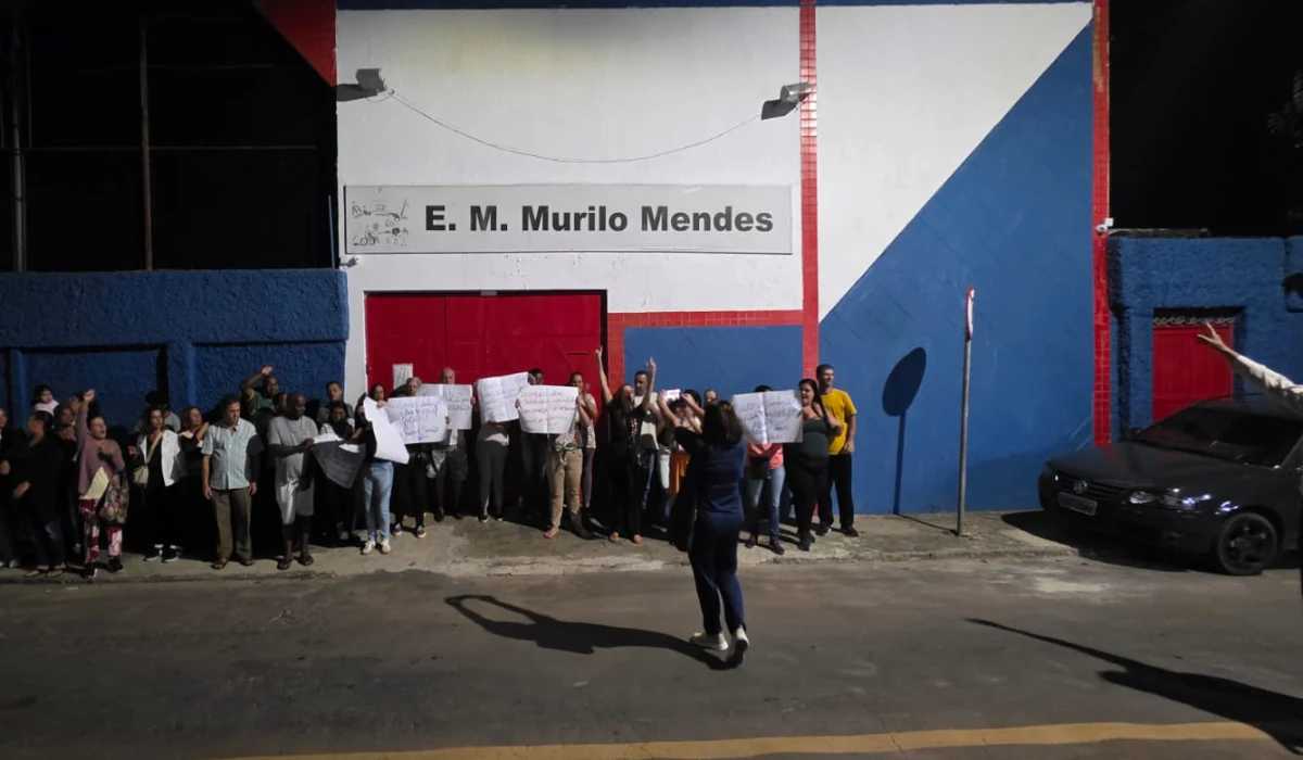 protesto moradores alto grajaú escola municipal murilo mendes juiz de fora