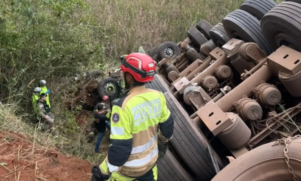motorista morre santos dumont acidente
