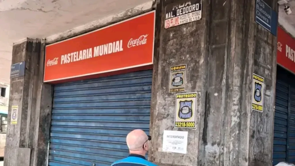 pastelaria interditada centro juiz de fora