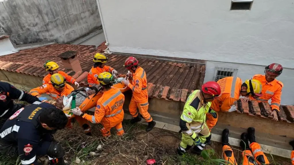 homem soterrado granbery juiz de fora