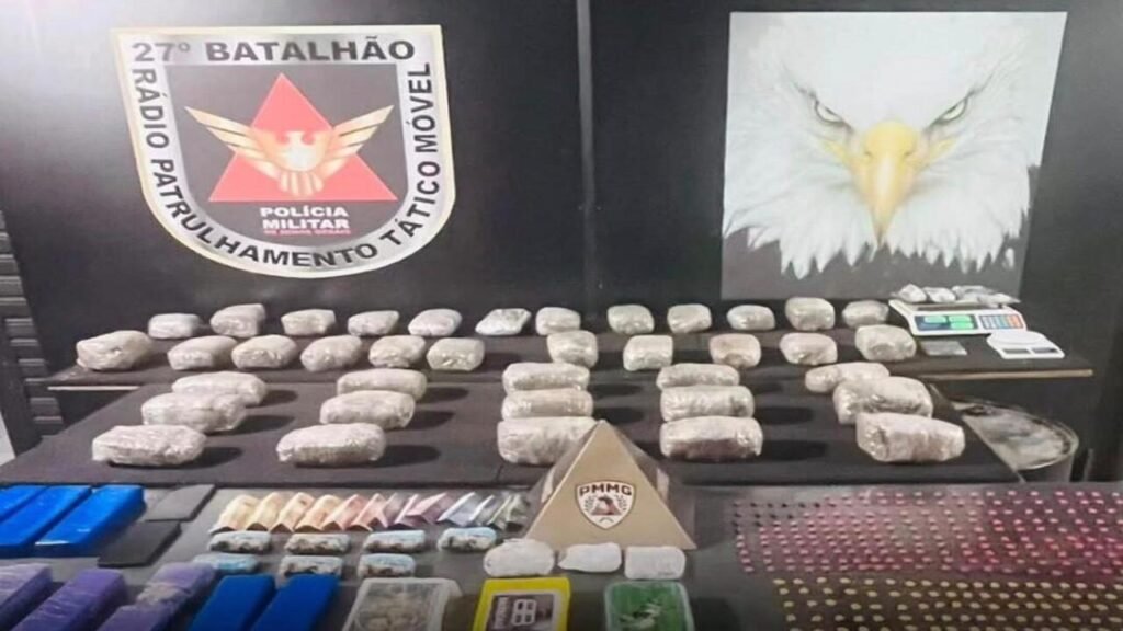 Dupla é presa com grande quantidade de drogas na Cidade Alta