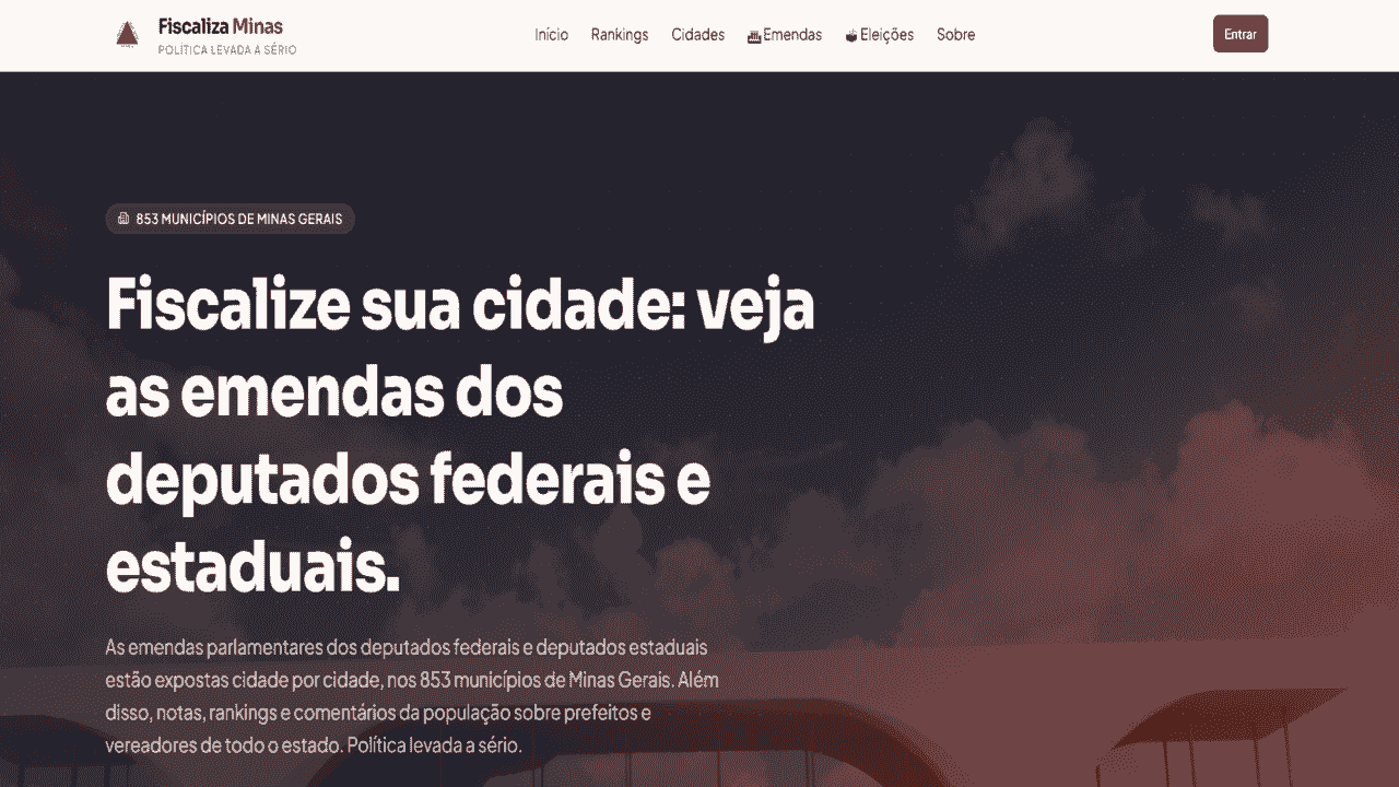 Fiscaliza Minas reúne dados sobre emendas parlamentares e amplia fiscalização dos recursos em MG