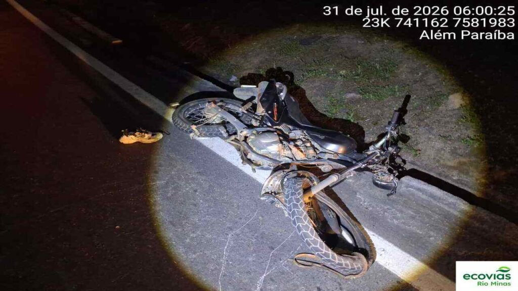 Jovem de 23 anos morre em acidente na BR-116 em Além Paraíba