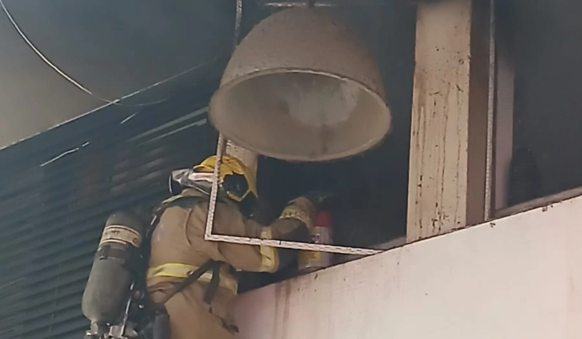 Fritadeira pode ter sido a causa de incendio em restaurante no Centro de Juiz de Fora