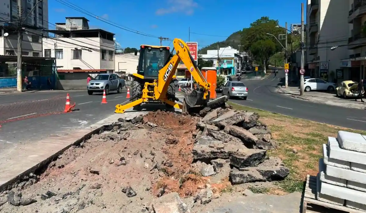 Intervenção no trevo do bairro cascatinha em Juiz de Fora
