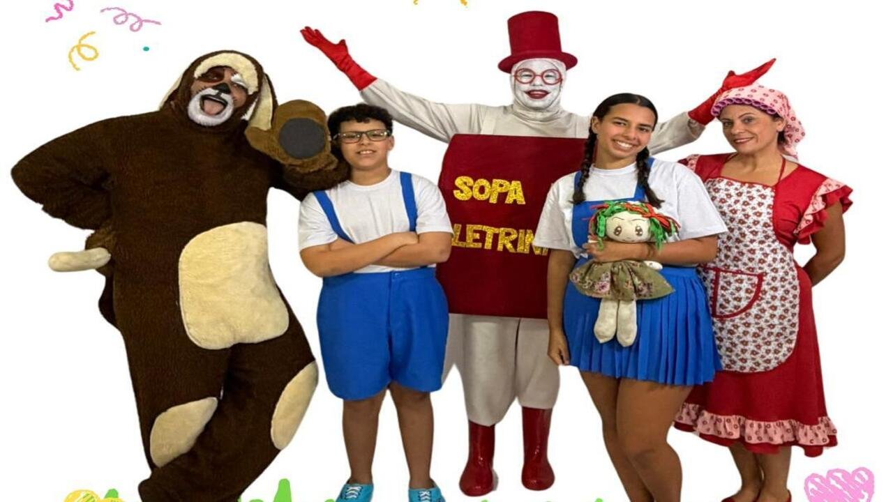 “Sopa de Letrinhas” leva aventura e imaginação para o teatro em Juiz de Fora
