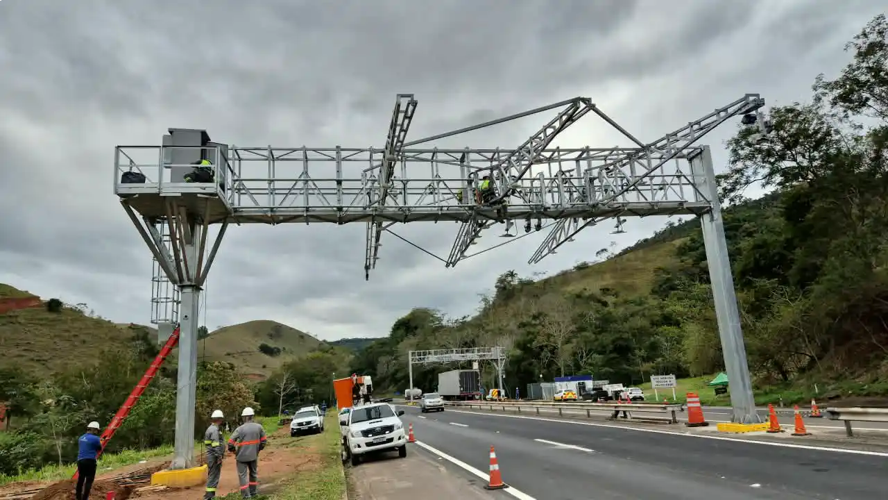 Novo pedágio free flow na BR-040 em Simão Pereira