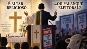 É altar religioso ou palanque eleitoral?1 