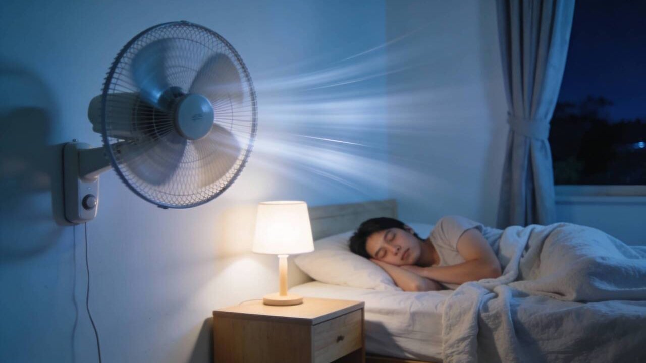dormir ventilador rinite