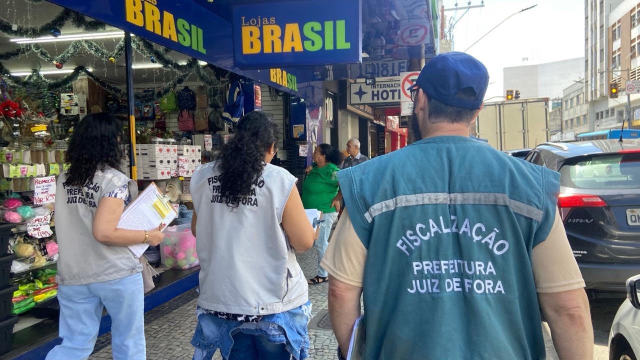 Comércio irregular leva à apreensão de mais de 2,5 mil produtos em Juiz de Fora