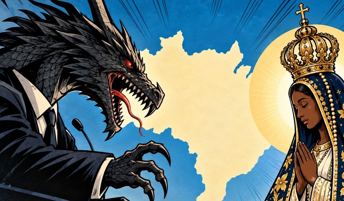 Dragão contra a santa