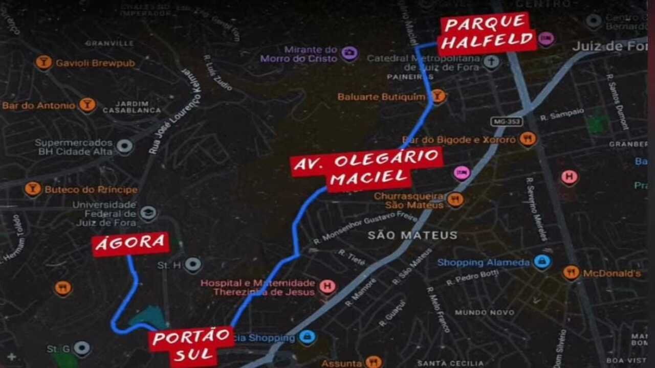 Manifestação estudantil percorre ruas de Juiz de Fora nesta quinta-feira